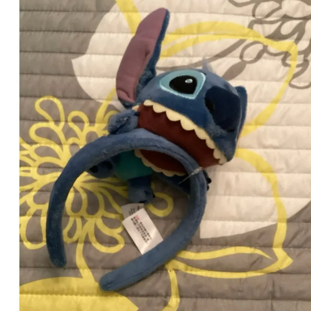 NWT Disney Parks Tokyo 3D Plush Stitch Experiment 626 Headband Lilo and Stitch